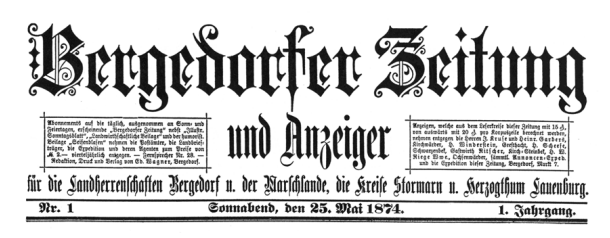 Bergedorfer Zeitung und Anzeiger