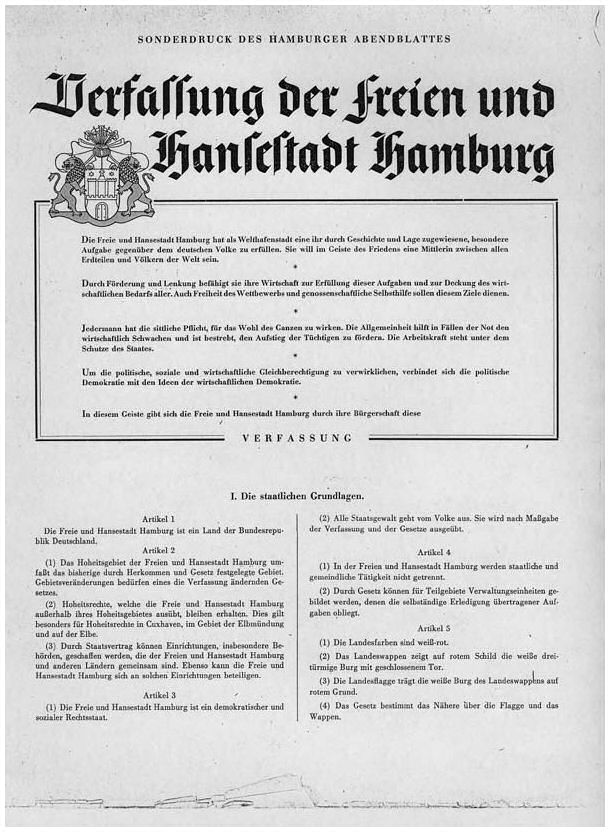 Hamburger Verfassung
