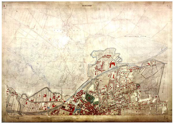 Karte 1919  Bergedorf
